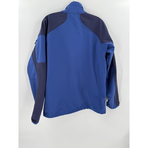 MARMOT Gravity Jacket Men's LARGE Blue Softshell Fleece Lined Full Zip Nylon EUC - Picture 6 of 15